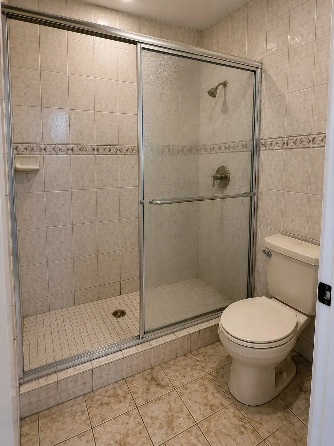 Shower before the renovation