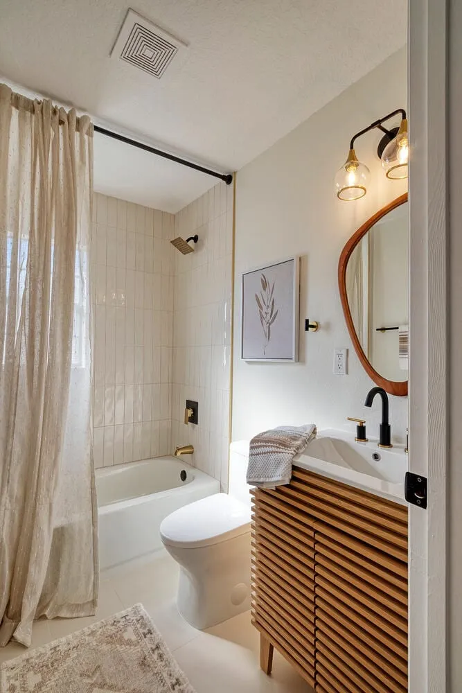 Guest Bathroom after the renovation